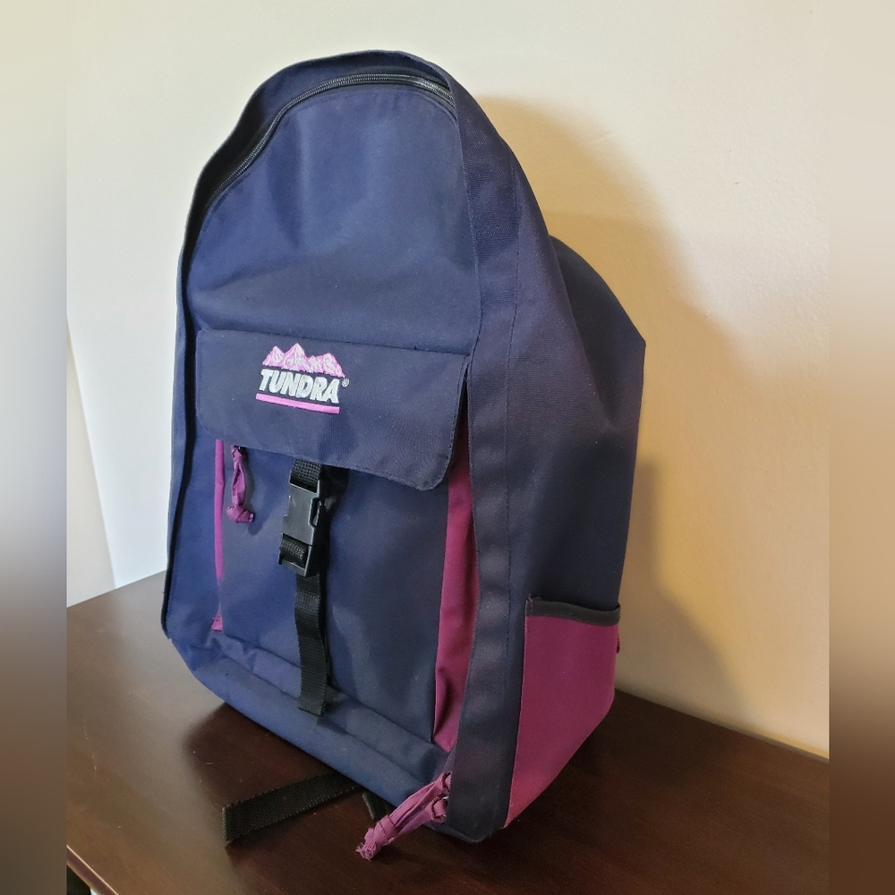 Tundra Navy & Purple Backpack - Picture 4 of 7